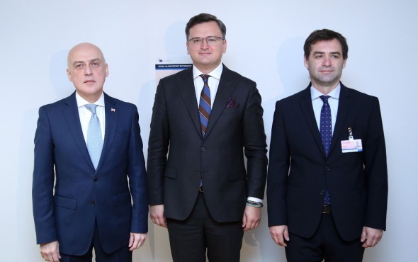 Întrevederea ministrului Nicu Popescu cu miniștrii de externe a Georgiei și Ucrainei în format de Trio asociat